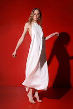 Load image into Gallery viewer, Venice bias cut heavy silk dress - pearl