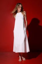 Load image into Gallery viewer, Venice bias cut cotton dress - pearl
