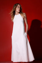 Load image into Gallery viewer, Venice bias cut cotton dress - pearl