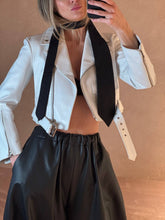 Load image into Gallery viewer, Balloon eco leather trousers - black