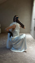 Load image into Gallery viewer, Venice bias cut heavy silk dress - pearl