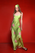 Load image into Gallery viewer, Blossom lime maxi dress