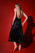 Load image into Gallery viewer, Venice bias cut heavy silk dress - pearl