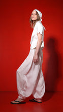 Load image into Gallery viewer, Balloon wide leg trousers - pearl