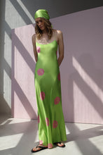Load image into Gallery viewer, Blossom lime maxi dress