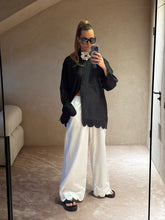 Load image into Gallery viewer, Corfu long blouse - black