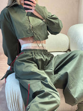 Load image into Gallery viewer, Cargo balloon trousers - chocolate