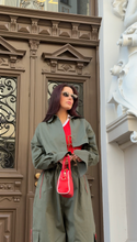 Load image into Gallery viewer, Cargo blouse and balloon trousers set - chocolate