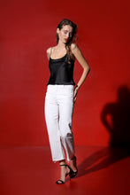 Load image into Gallery viewer, Birkin open back silk top - coal