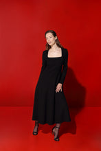 Load image into Gallery viewer, Tiffany premium quality wool crepe dress - black