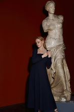 Load image into Gallery viewer, Tiffany premium quality wool crepe dress - black