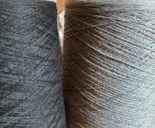 Load image into Gallery viewer, Claudia 100% Loro Piana cashmere open back sweater with silk ribbons - black