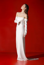 Load image into Gallery viewer, Liana heavy silk maxi gown