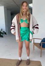 Load image into Gallery viewer, Athena silk bralette - coal