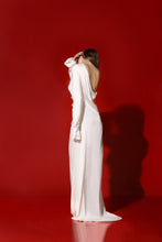 Load image into Gallery viewer, Anna heavy silk draped maxi gown
