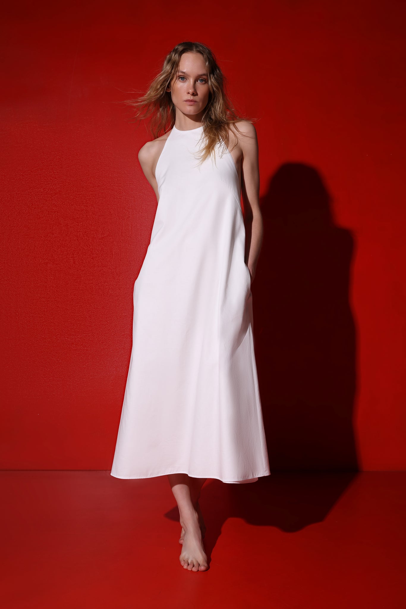 cotton bias cut dress 1930s Cream Cotton Crocheted Bias Cut Dress Wayward Collection