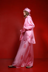 Blossom pink maxi dress