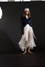 Load image into Gallery viewer, Double layer silk skirt - pearl
