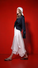 Load image into Gallery viewer, Double layer silk skirt - pearl
