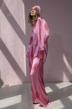 Load image into Gallery viewer, Blossom silk wide leg trousers - pink
