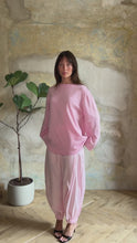 Load and play video in Gallery viewer, Balloon wide leg trousers - pearl
