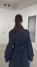 Load and play video in Gallery viewer, Sold out denim trench coat is back
