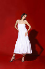 Load image into Gallery viewer, Brigitte linen dress - pearl
